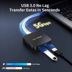 ACASIS USB C Hub, Multi-Port USB Type-C Hub with 4K HDMI