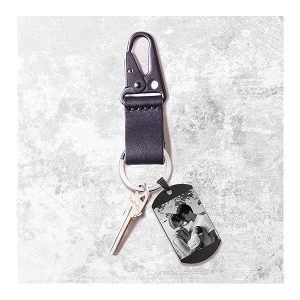 Queenberry Personalized Engraved Custom Photo Text Dog Tag Pendant Keychain
