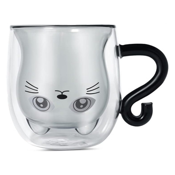 Cat-Printed Coffee Mug