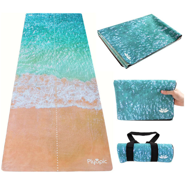 Surf-Themed Yoga Mat