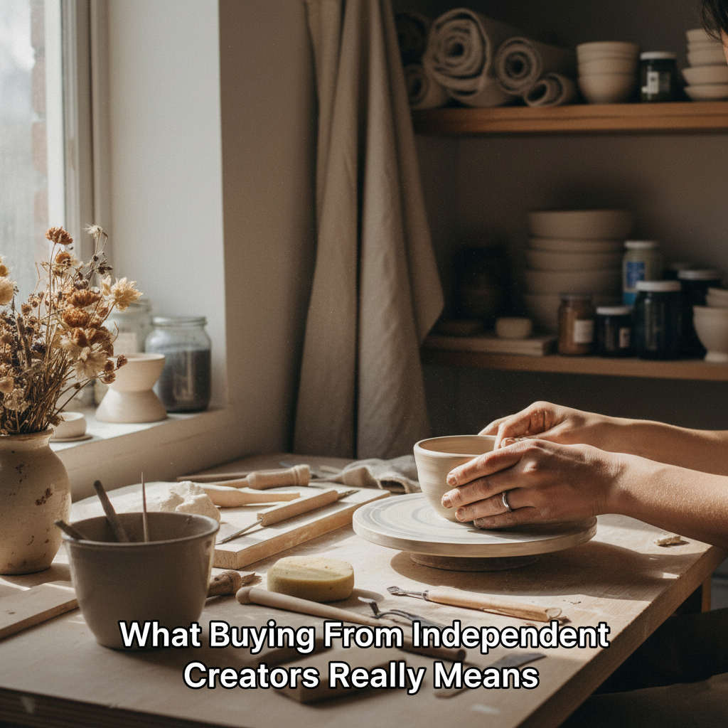 What Buying From Independent Creators Really Means