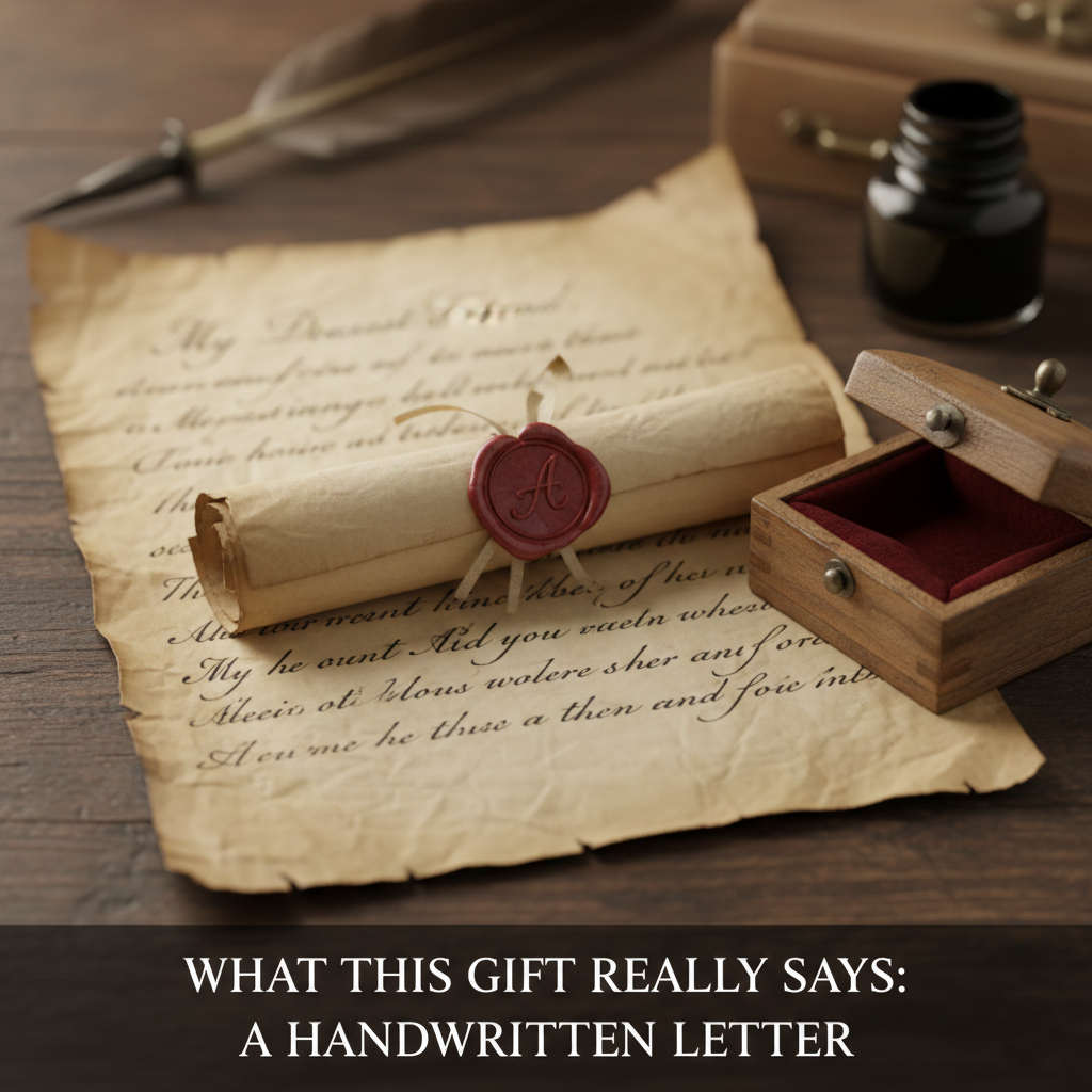What This Gift Really Says: A Handwritten Letter
