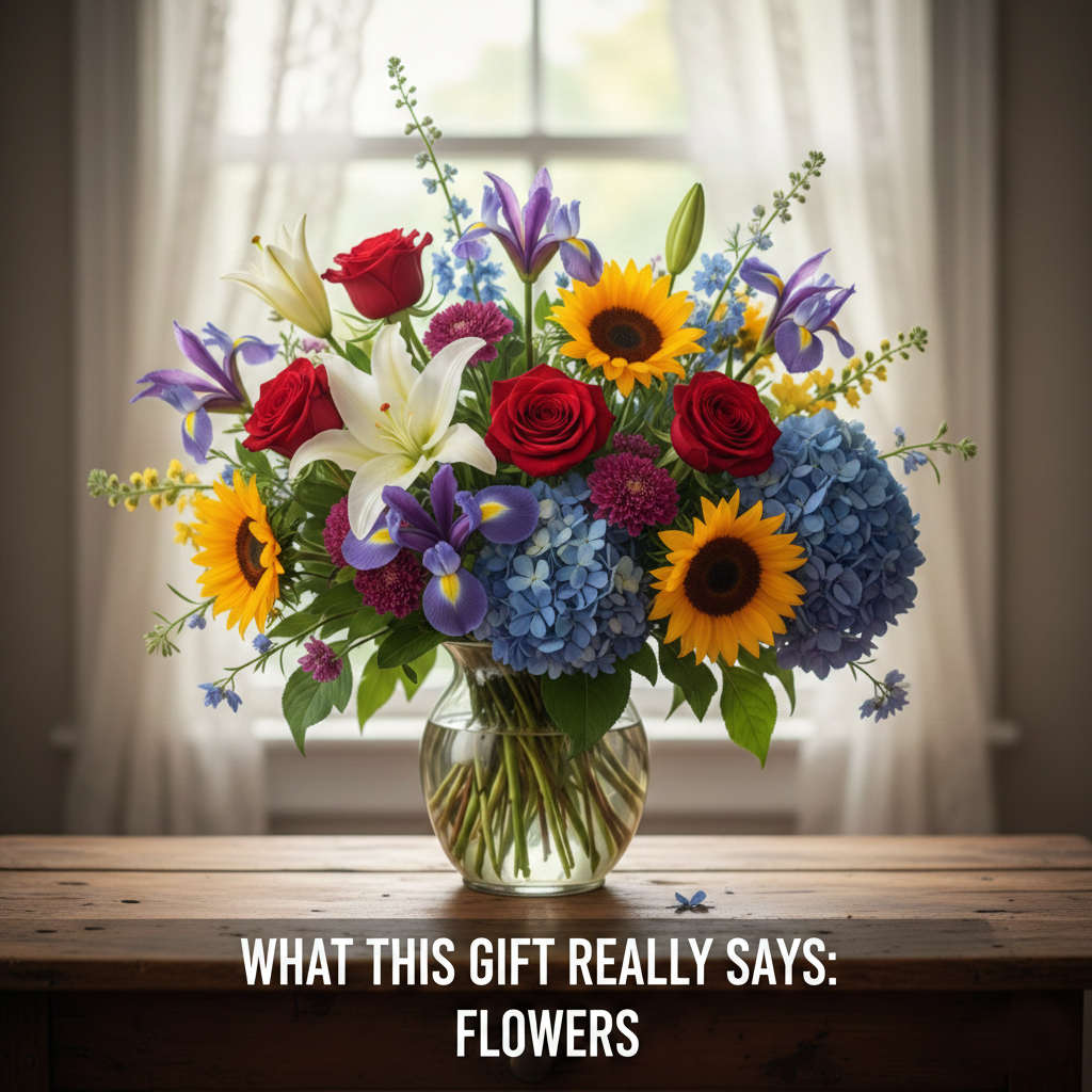 What This Gift Really Says: Flowers